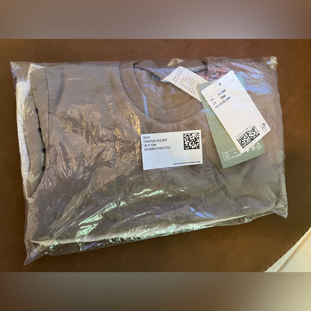 H&M sweatshirt pack of 2 size 9-12 months